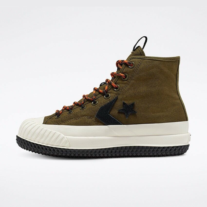 Converse Bosey MC Hi Boot, 166222C Multiple Sizes Surplus Olive/Campfire Orange/