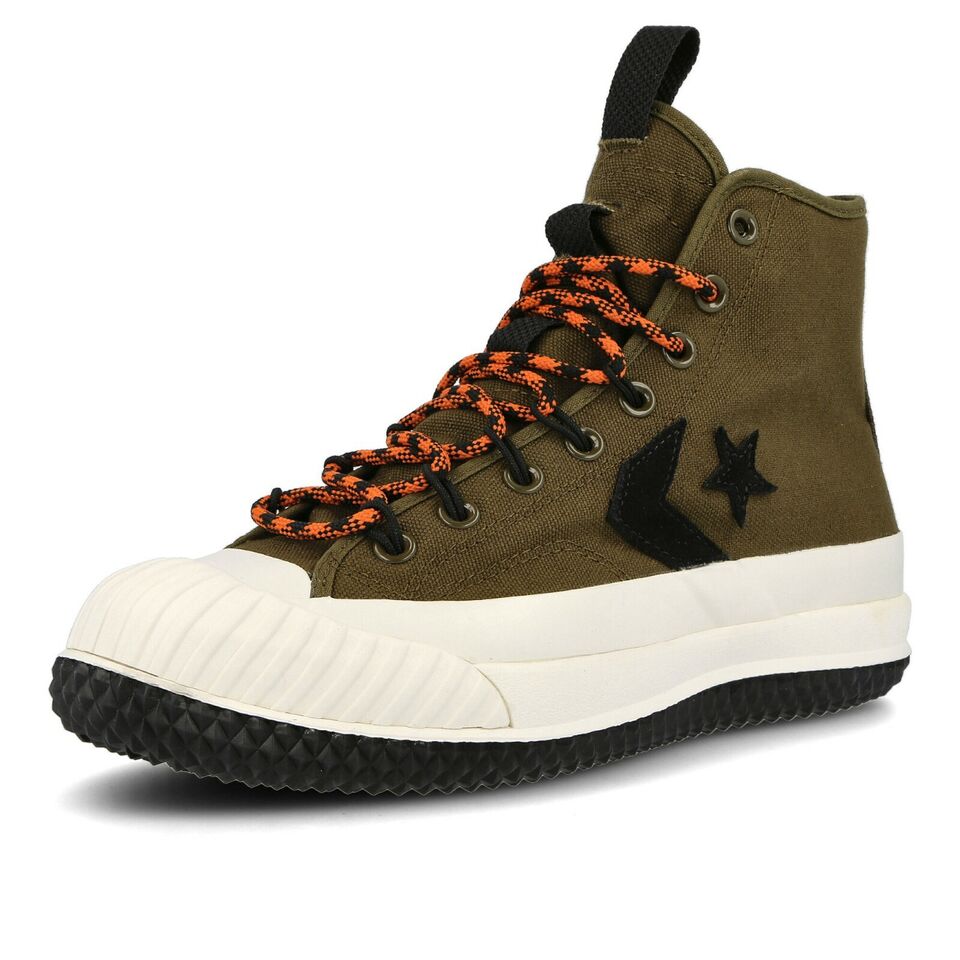 Converse Bosey MC Hi Boot, 166222C Multiple Sizes Surplus Olive/Campfire Orange/