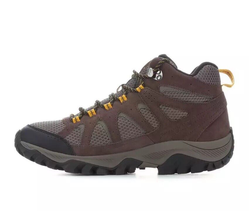 Men's Merrell Oakcreek Mid Waterproof Hiking Boots, J036401 Multi Sizes Espresso